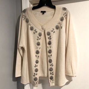 Beautiful Beaded Sweater!